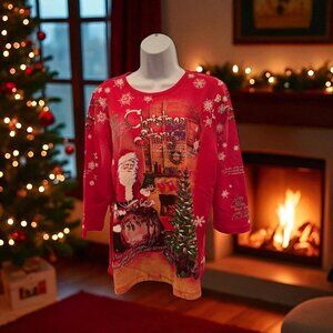 Christopher & Banks "A Christmas Story" Ladies' Top - NWT